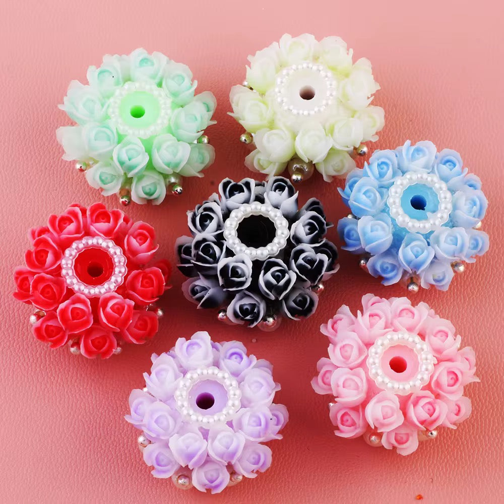 16mm Tulip Bouquet Fancy Beads-T22