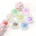 16mm Rose Shaped AB Double Layered Rose Beads