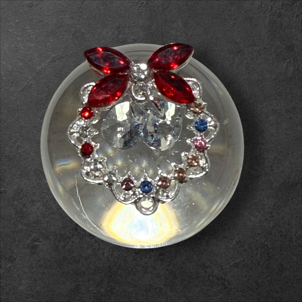 24mm  Alloy Rhinestone Garland Beads