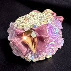 16mm Bow and Roses Fancy Beads-U17