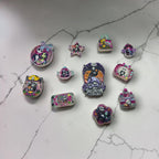 NBC Themed Glow Acrylic Focal Shapes