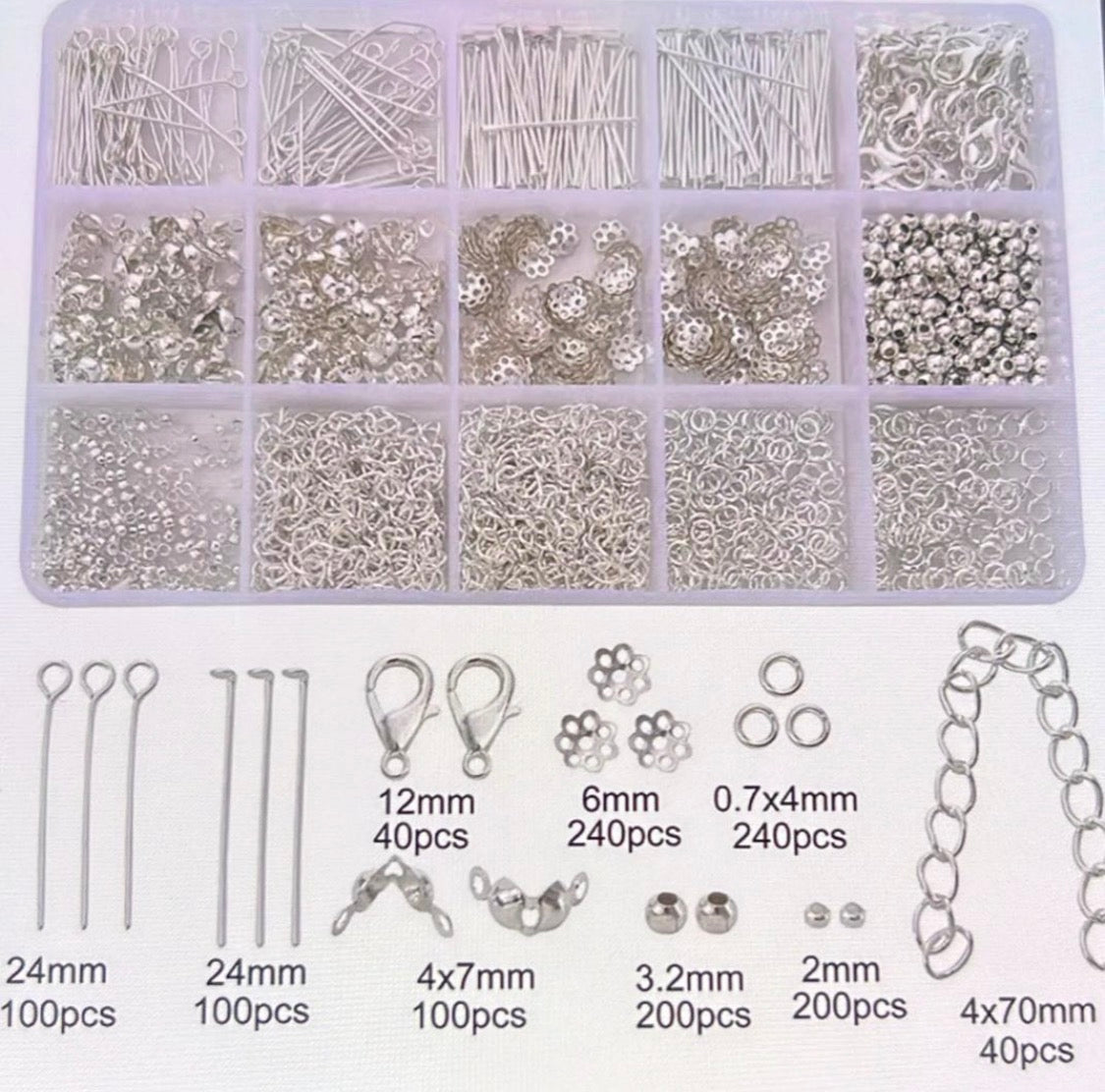 Silver Crafting Findings Box