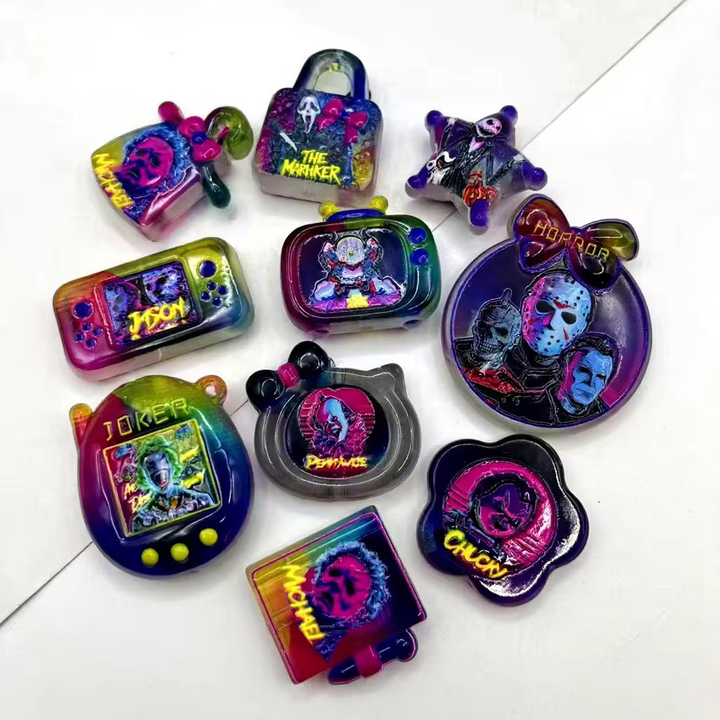 Horror Characters Acrylic Shapes Beads-C9