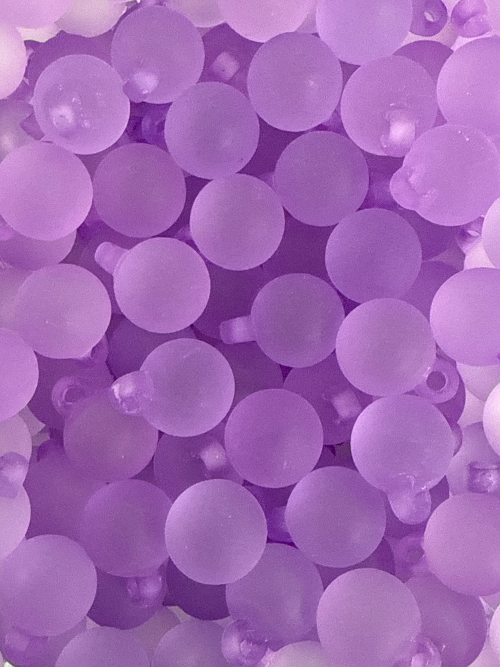 16mm Frosted Solids Pendant Beads (Single Color and Mix)