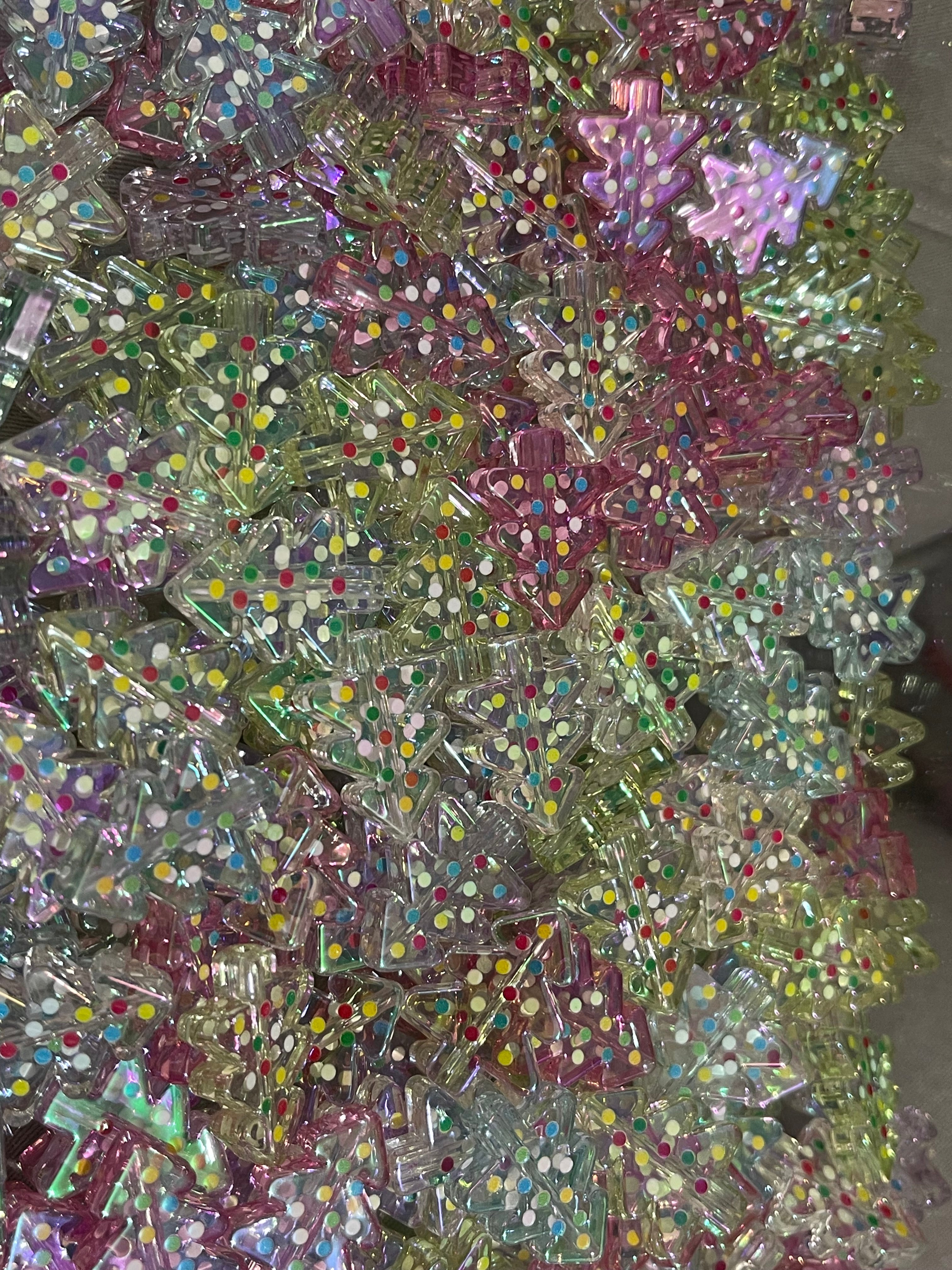 Christmas Tree Beads (10 piece) Style 1