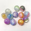 16mm Shimmer Glitter Striped Beads Mix-Z6