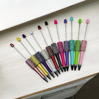Pearl Rhinestone Beadable Pens