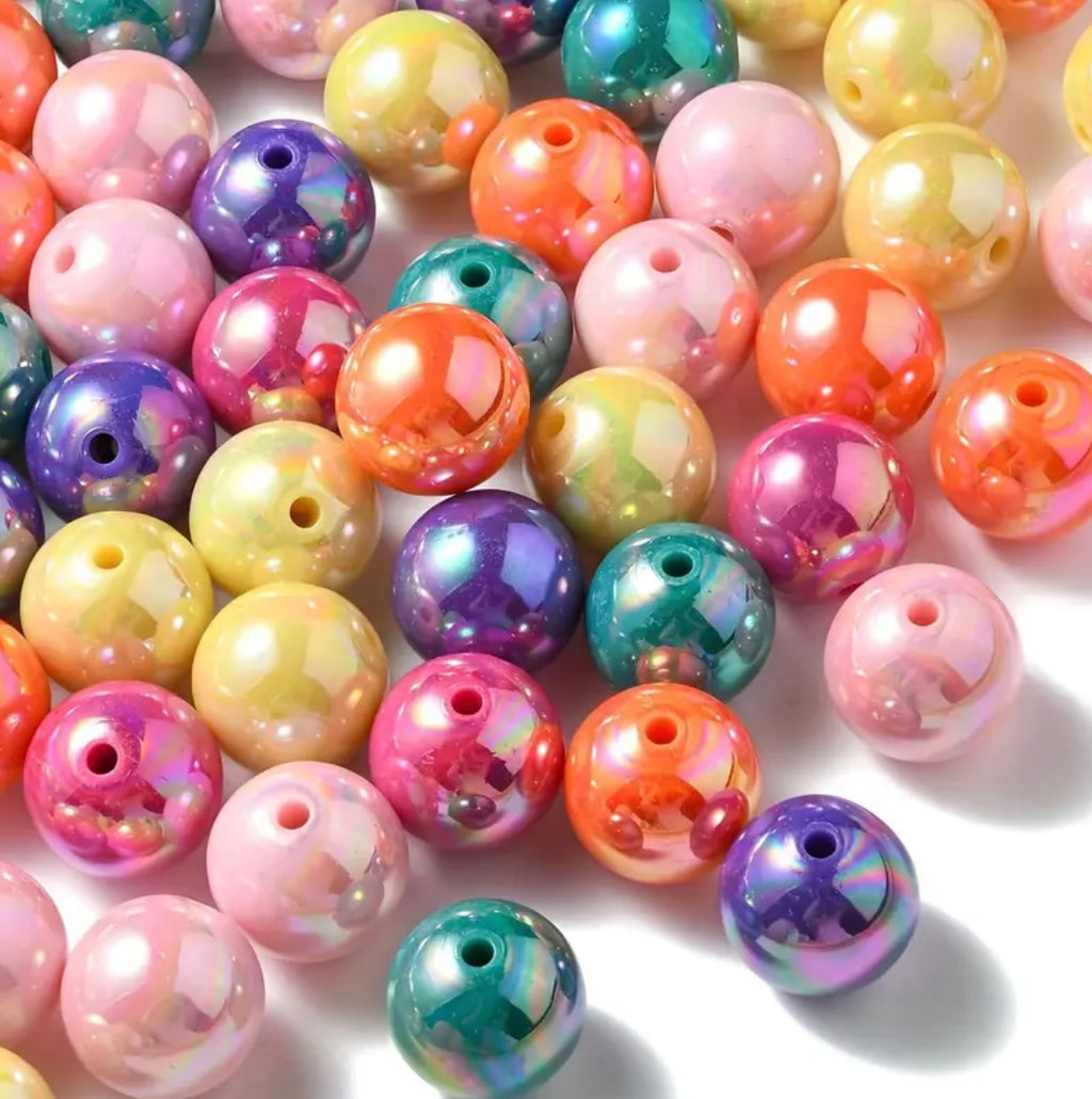 20mm Bright Bubblegum Beads-🎡
