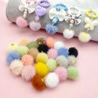 16mm Fuzzy Pendant Beads Mix-K10