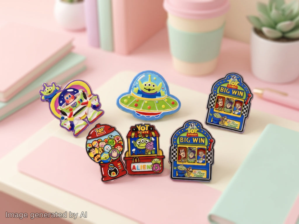 Toy Pinball Character Acrylic Focal Mix