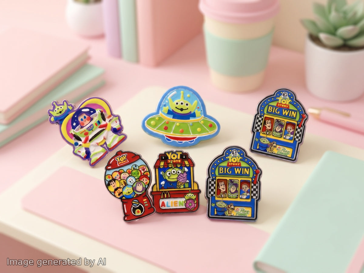 Toy Pinball Character Acrylic Focal Mix