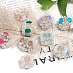 17mm Pearl and Oval Cat-Eye Fancy Bead  Mix (5pcs)