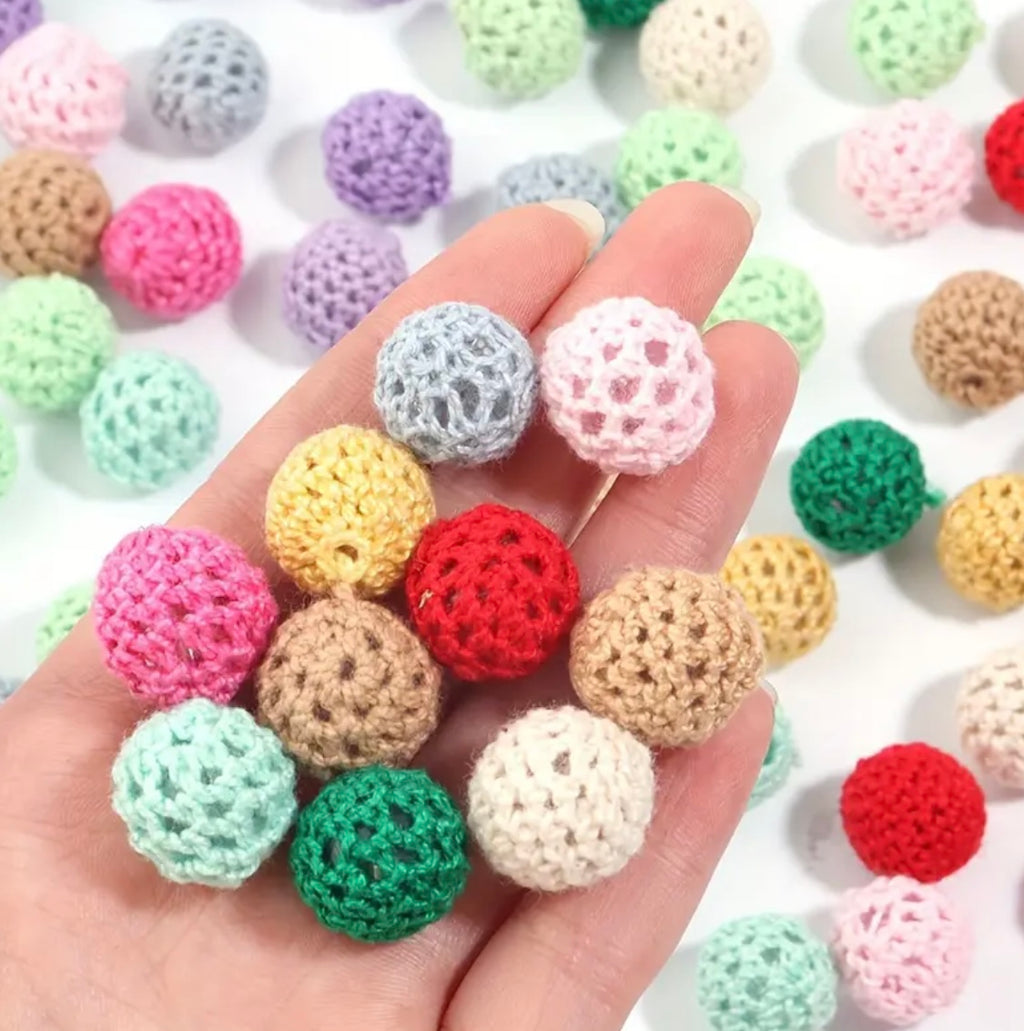 16mm Crochet Beads