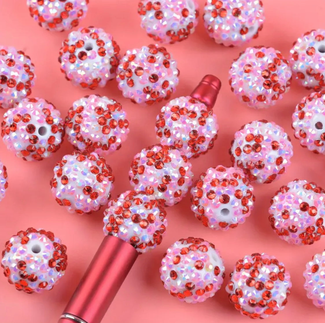 19mm Rhinestone Pinks—U6 Secondary image