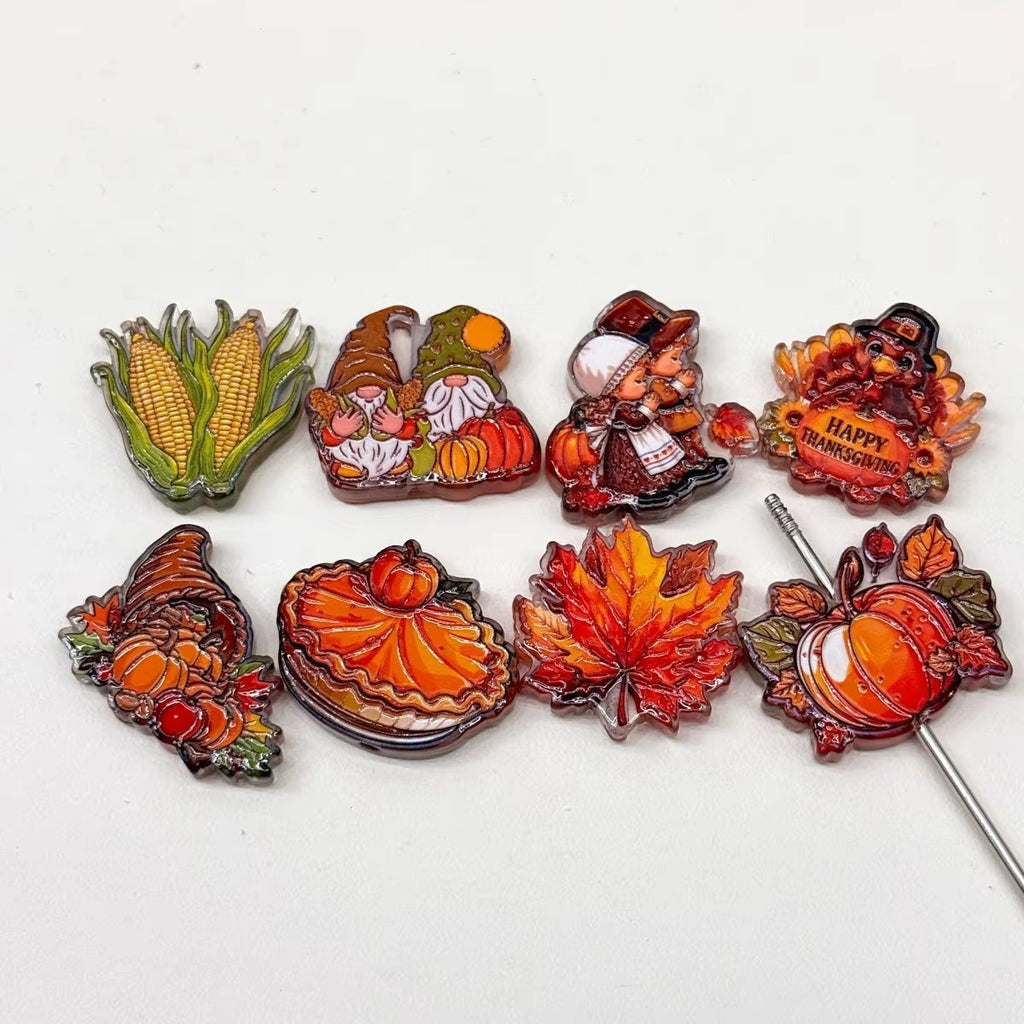 Autumn Thanksgiving Acrylic Focal Mix-💕