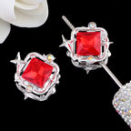 16mm Diamond Star Metal Rhinestone Beads