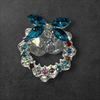 24mm  Alloy Rhinestone Garland Beads