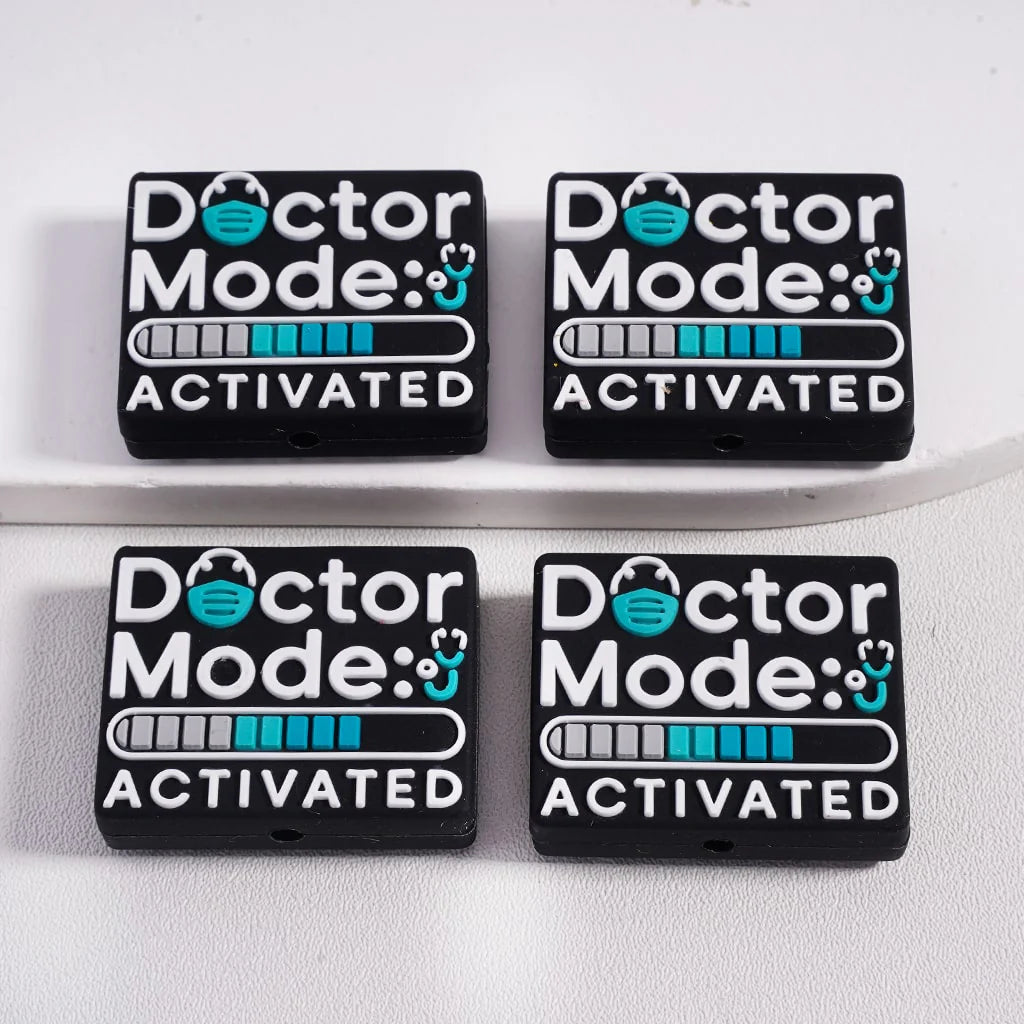 Silicone Focal Beads Medical Series Doctor