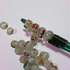 16mm Glow In the Dark Christmas Beads Mix