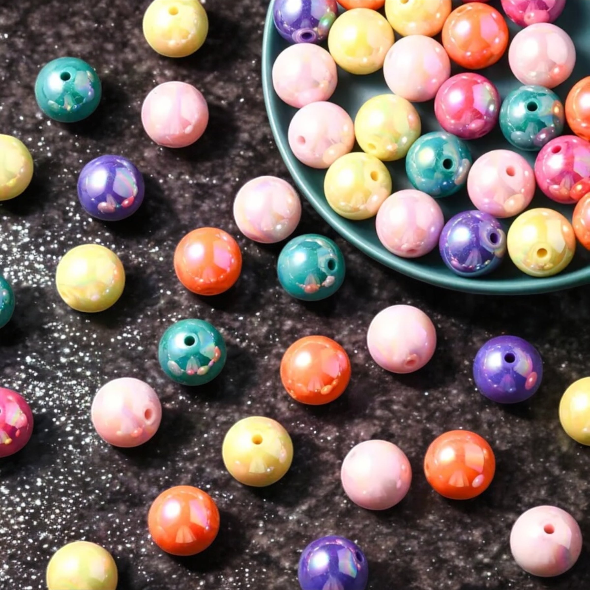 20mm Bright Bubblegum Beads-🎡