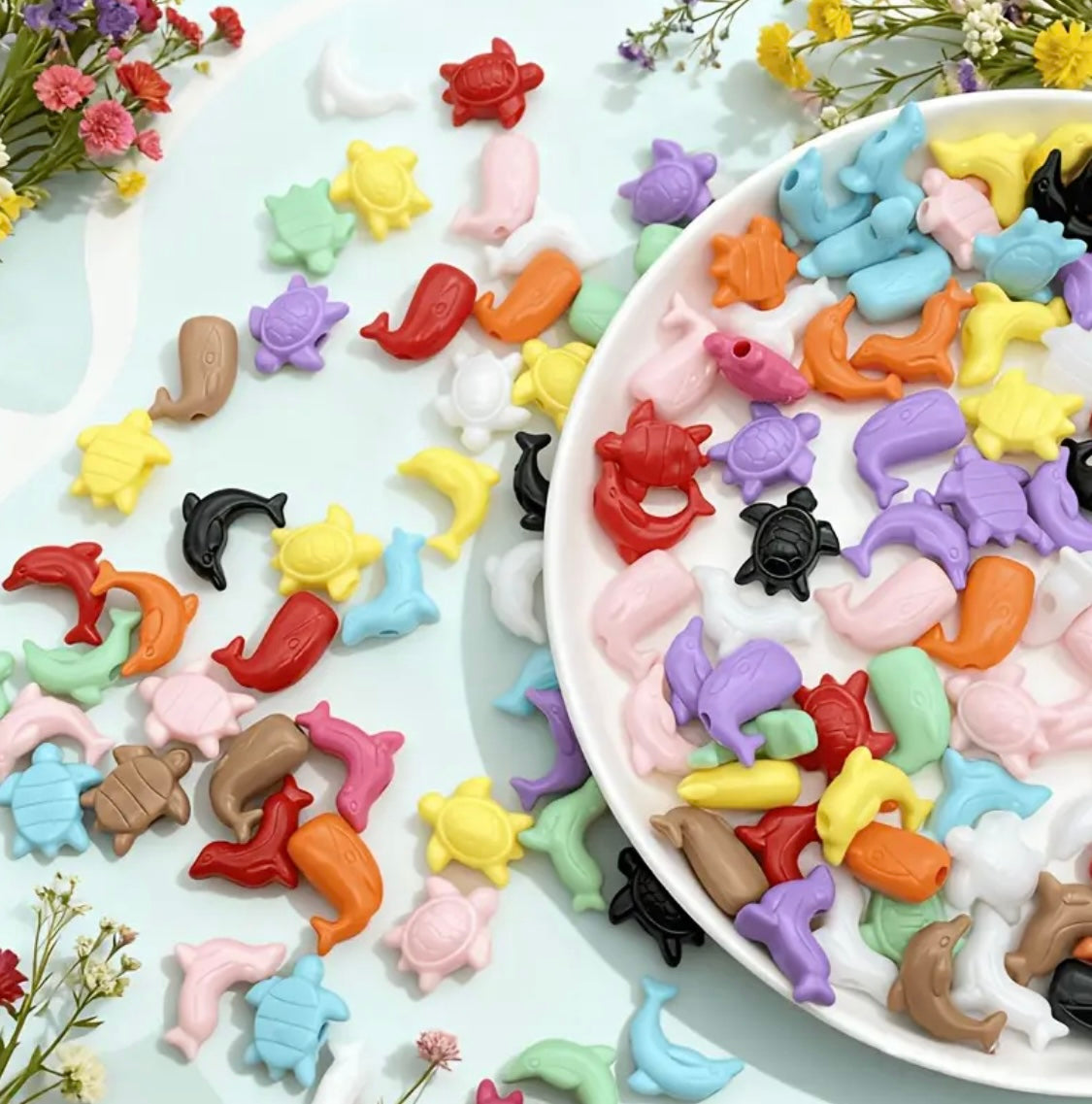 Cute Sea Creatures Beads Mix Main image