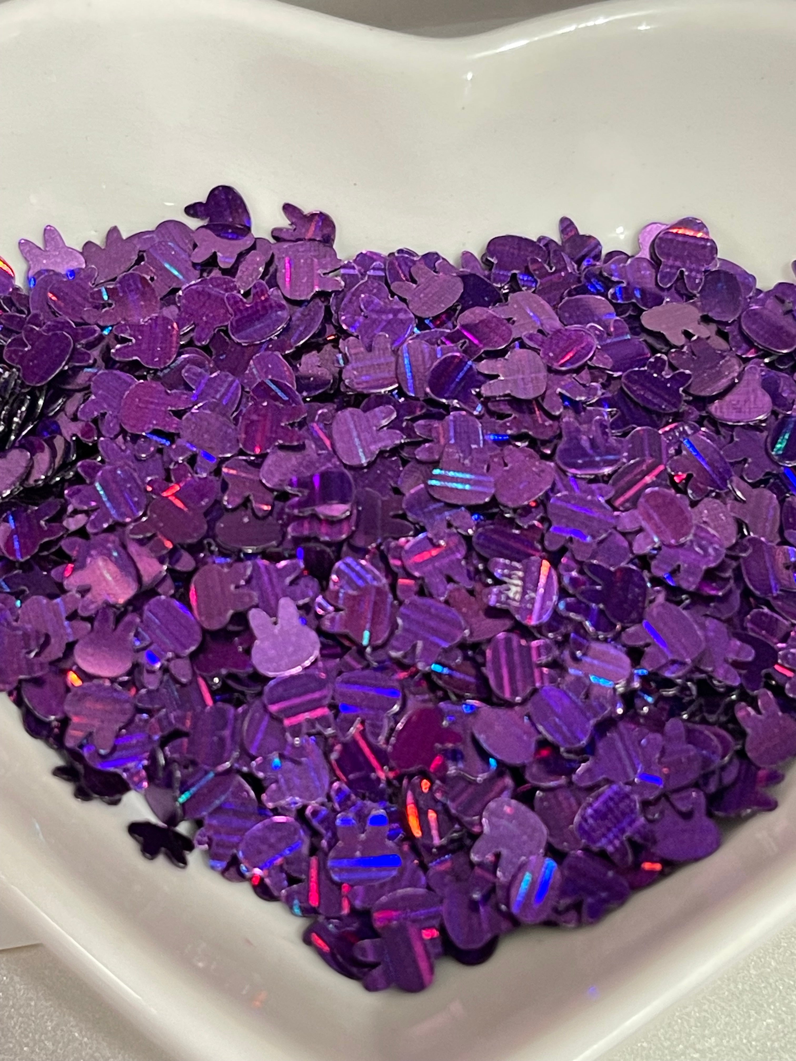 Bunny Shaped Glitter