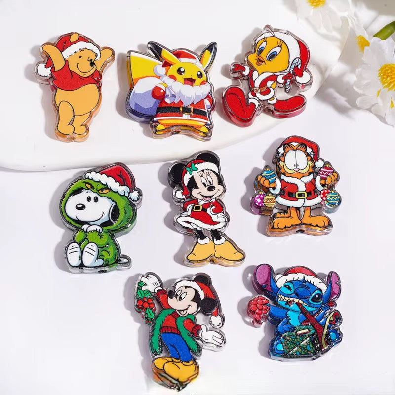 Character Christmas Acrylic Focal Mix