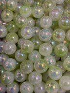 16mm Glossy Ombre Color Acrylic Beads With UV Finish (Mix & Single Colors)