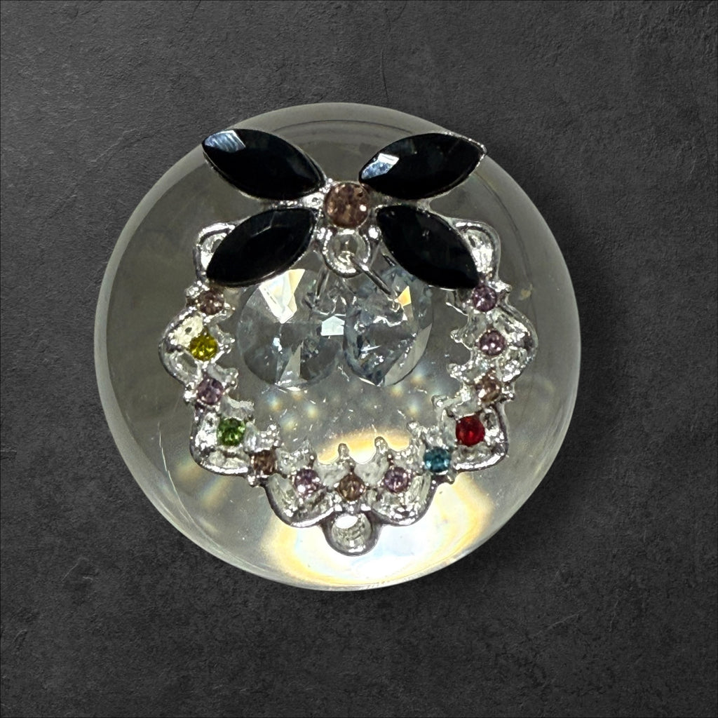 24mm  Alloy Rhinestone Garland Beads