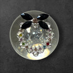 24mm  Alloy Rhinestone Garland Beads
