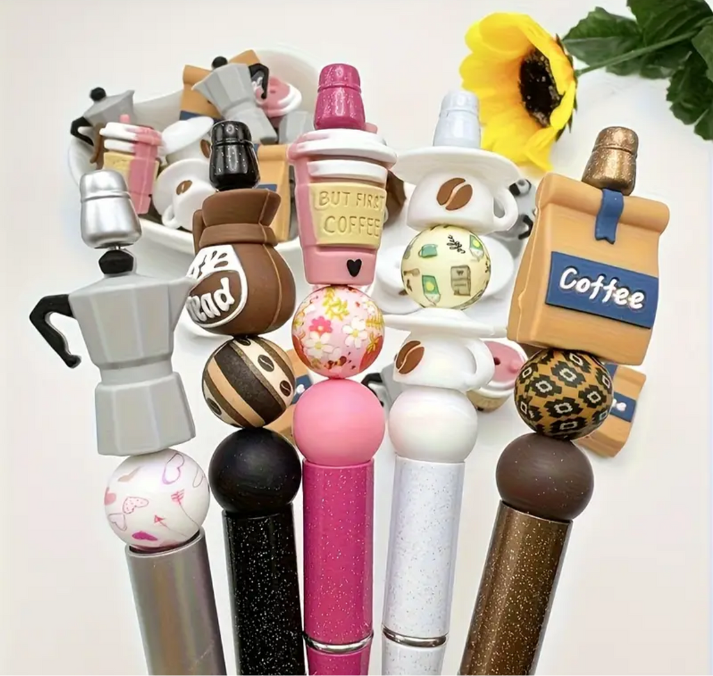 3D Coffee Focal Beads