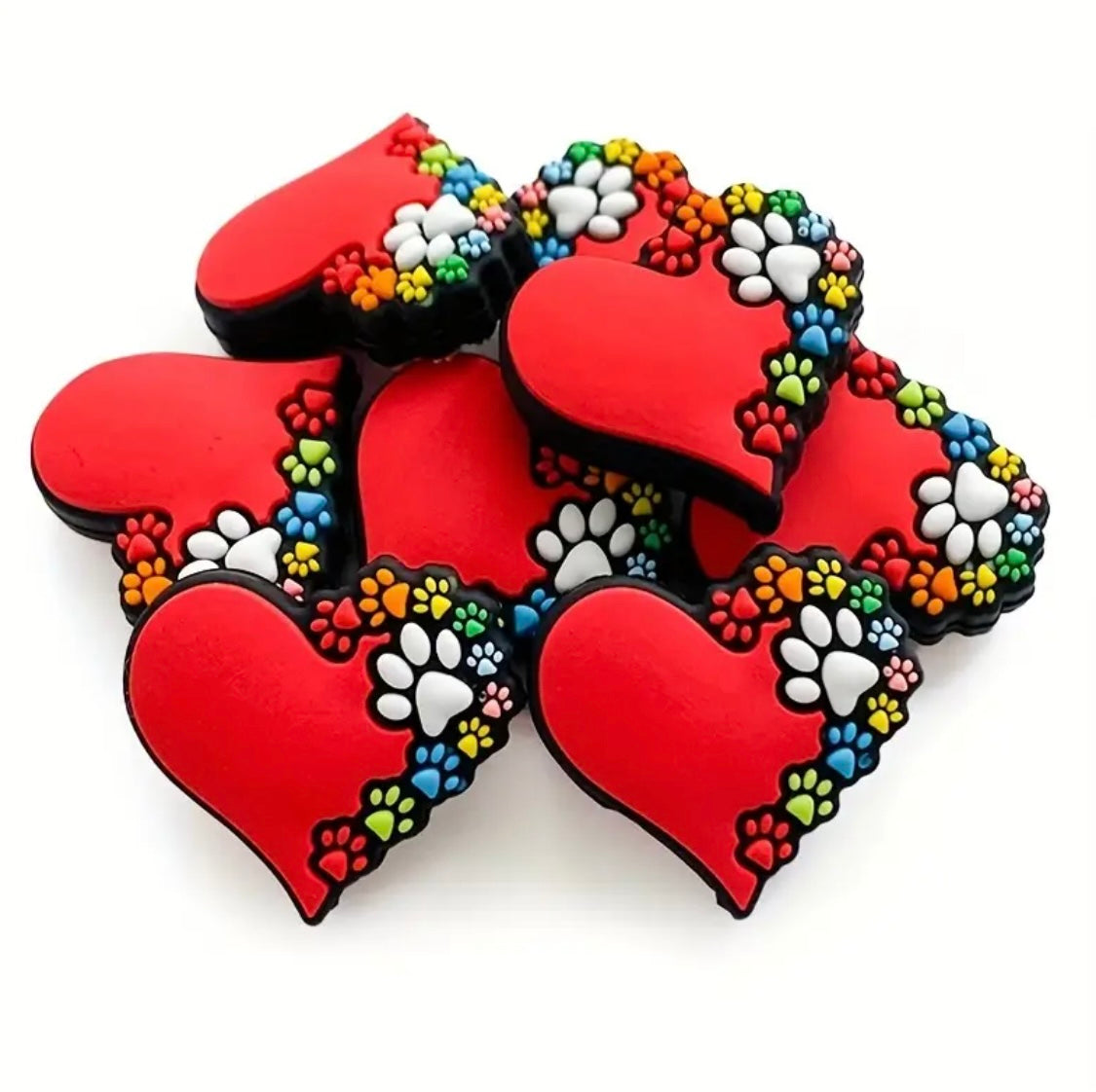 Paw Heart Focal Bead Secondary image