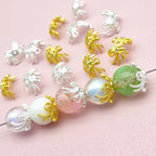 Metal Bow Bead Caps (10pcs)