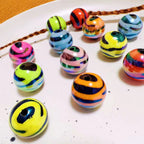 16mm Animal/Zebra Print Beads-B20