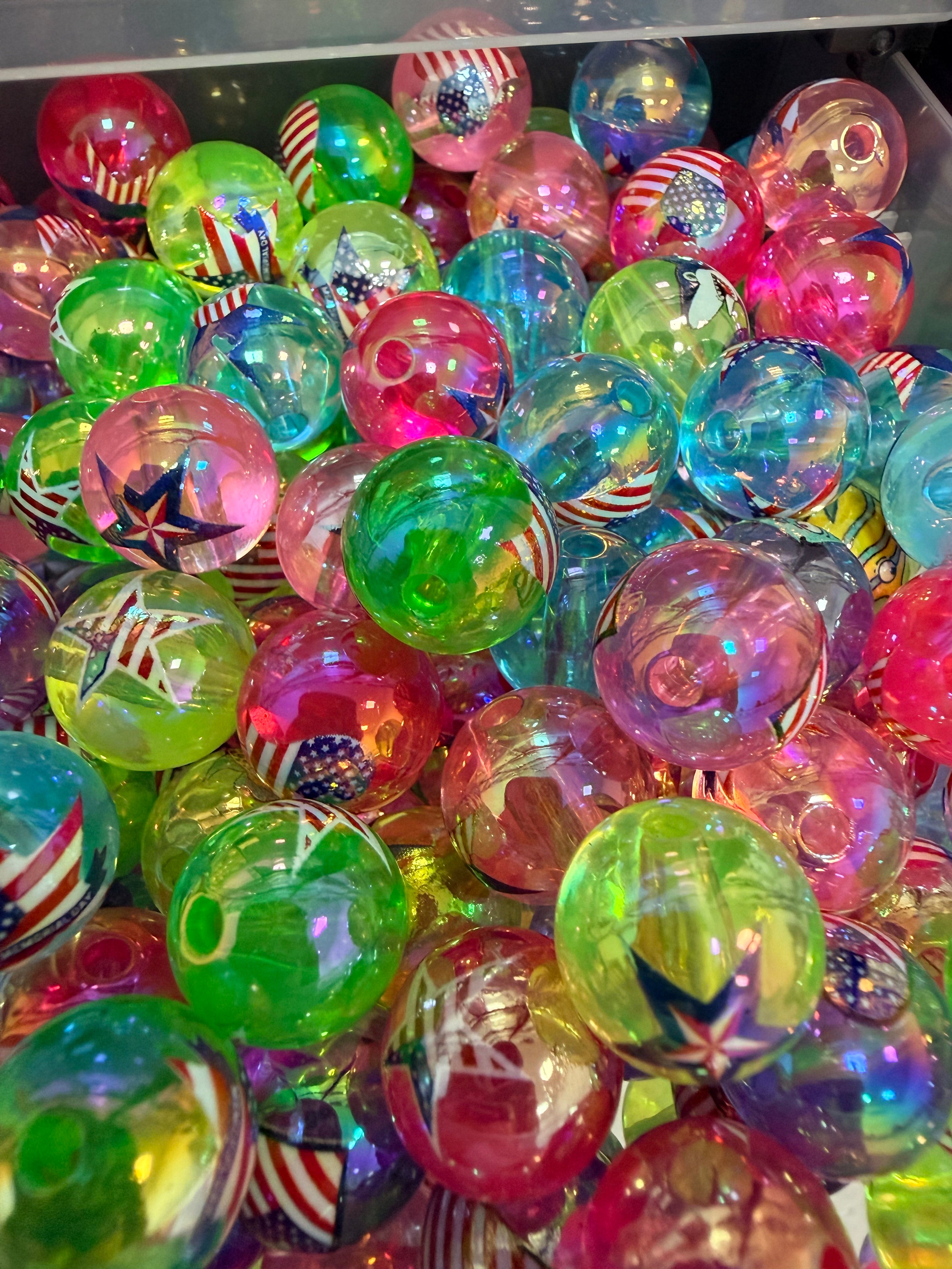 16mm American Pride Beads Mix-I18 Main image