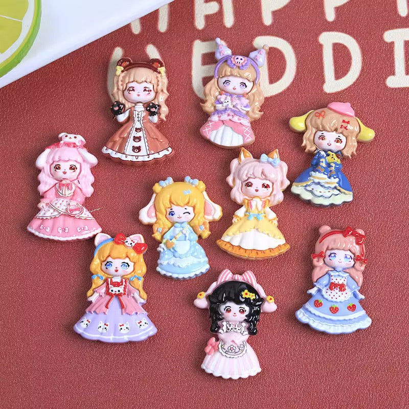 Kawaii Style Doll Beads Mix-P20