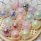 16mm Double Layered AB Cracked Glass Beads Mix-N21