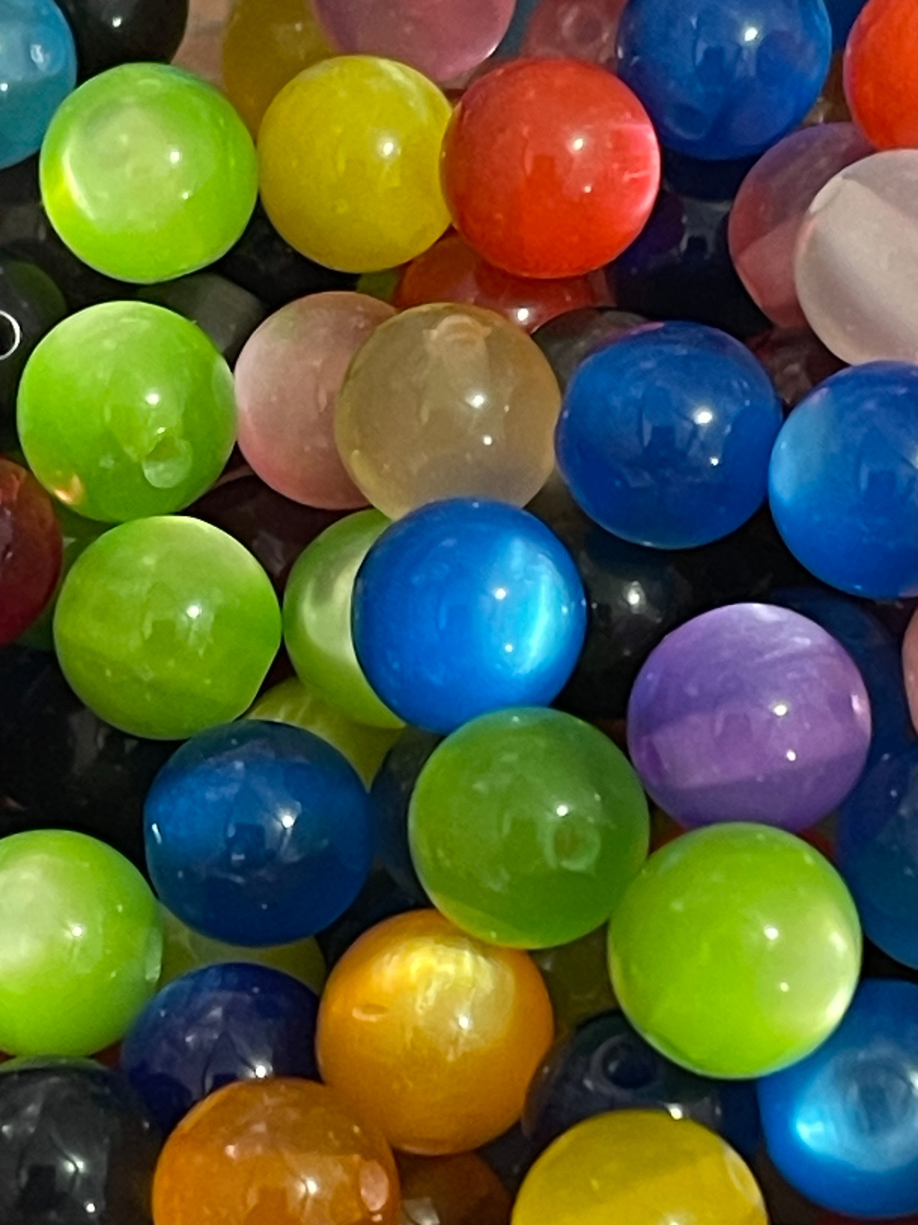 10mm Cat Eye Mix Beads