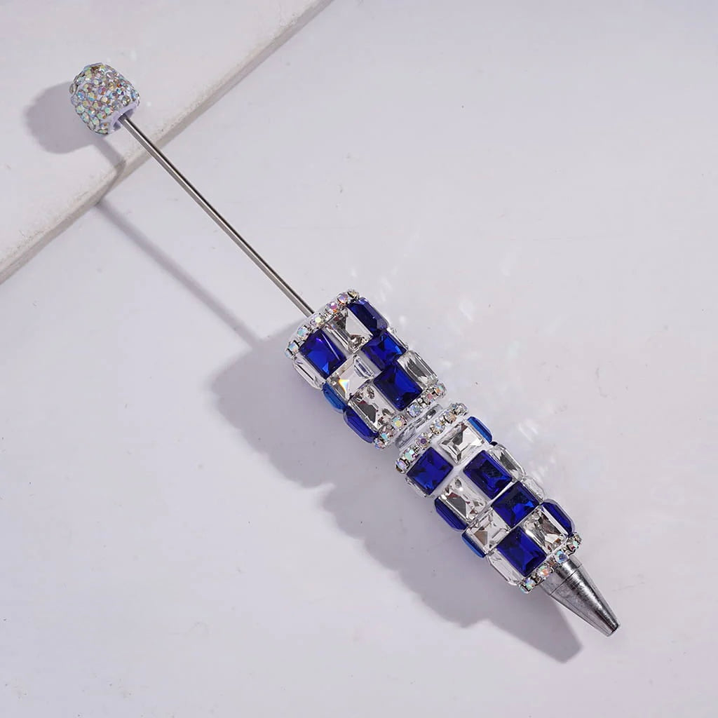 Rectangle Square Rhinestone Beadable Pens