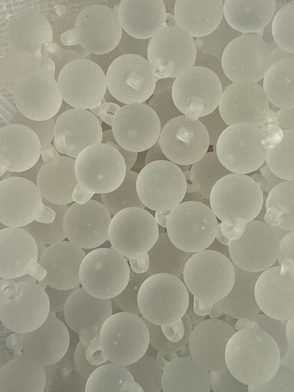 16mm Frosted Solids Pendant Beads (Single Color and Mix)
