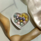14mm Pastel Geometric Beads Mix