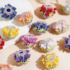 20mm  Tulip Flower Bouquet Fancy Beads (5pcs)