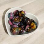 16mm Golden Swirl /Pink Luxury Beads-🎡