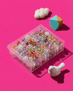 16mm AB Double Layer Disco Clear Beads Mix-N3