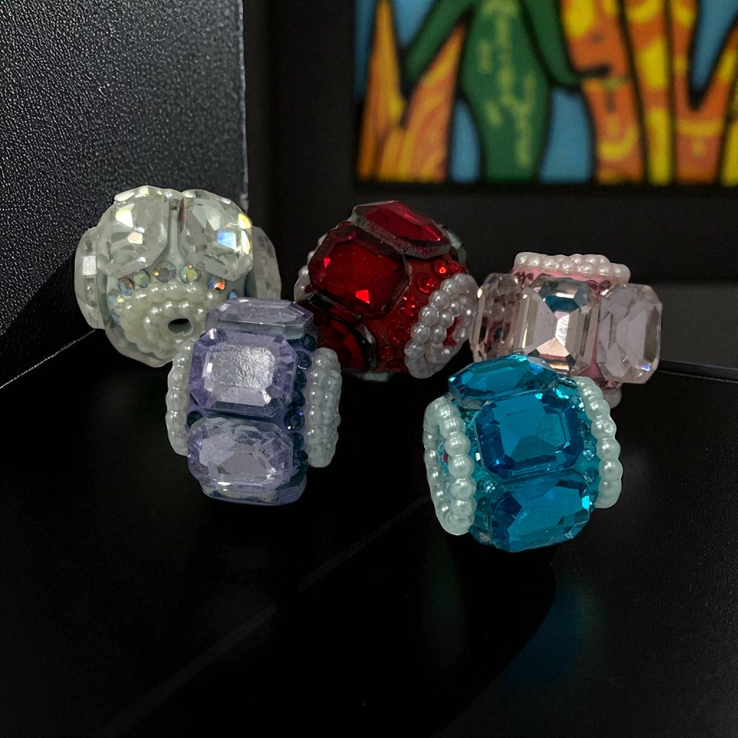 16mm Big Rhinestone Beads-U16