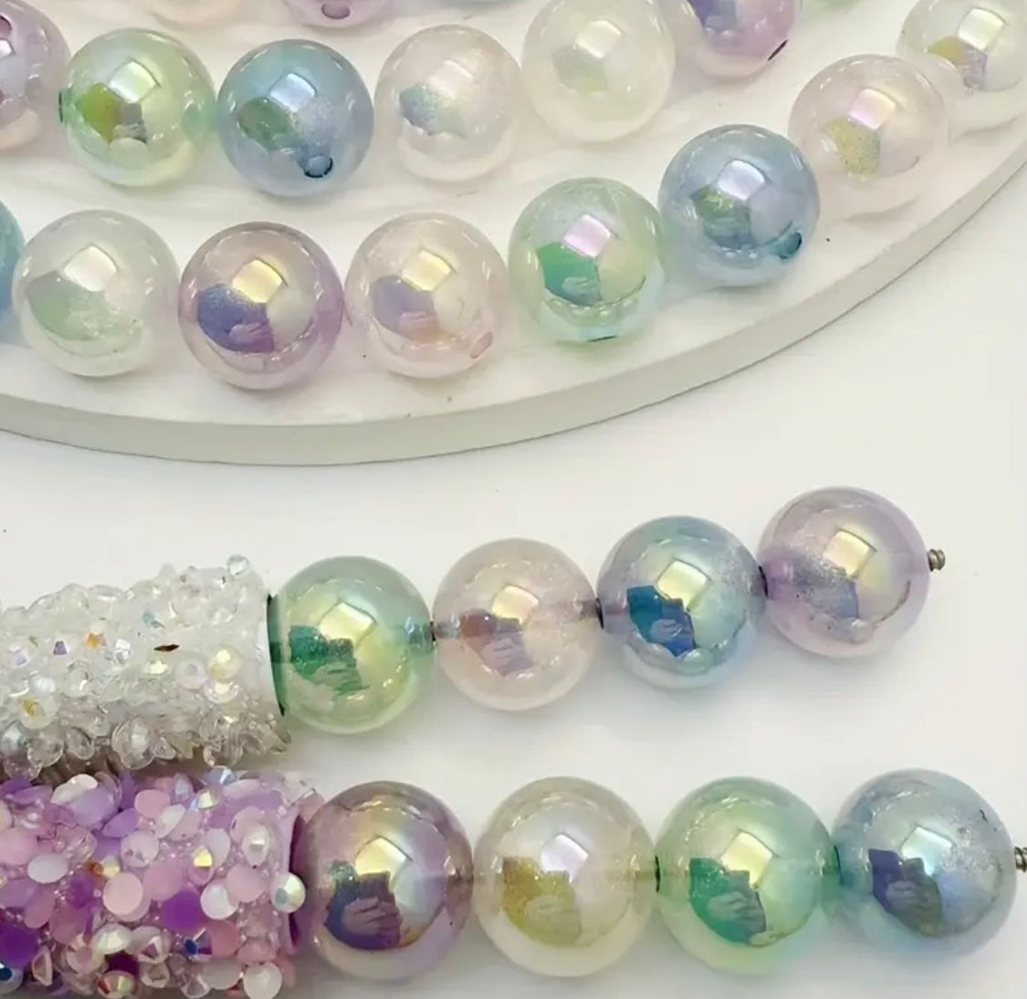 16mm Pearl Look Light Colored Mix-R24