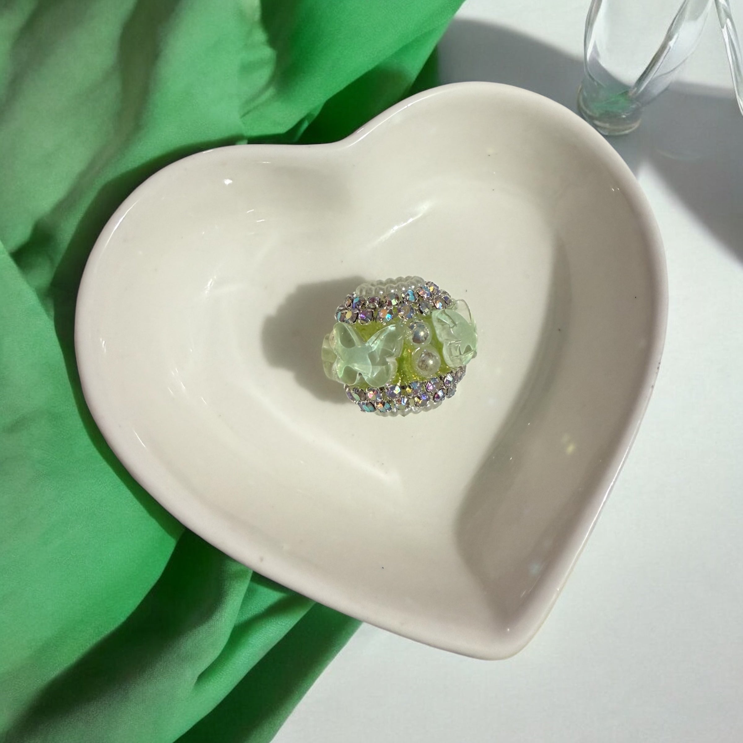 16mm Fancy Crystal Butterfly Beads-S22