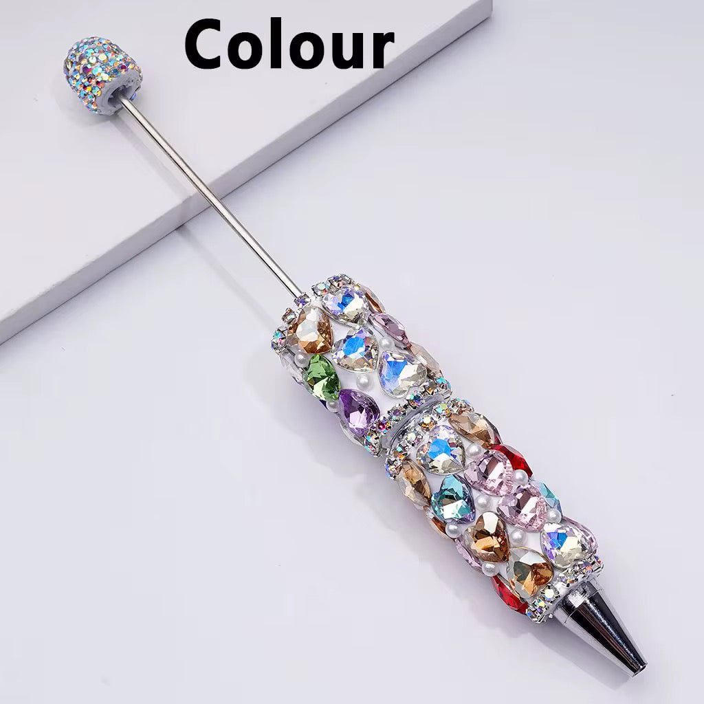 Crystal Heart Rhinestone Beadable Pens