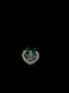 28mm  Alloy Rhinestone Heart Beads