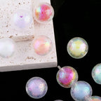 16mm Rough Face Double Layered Autora Beads Mix-N19